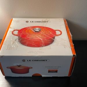 LE Creuset sauteuse oven,
